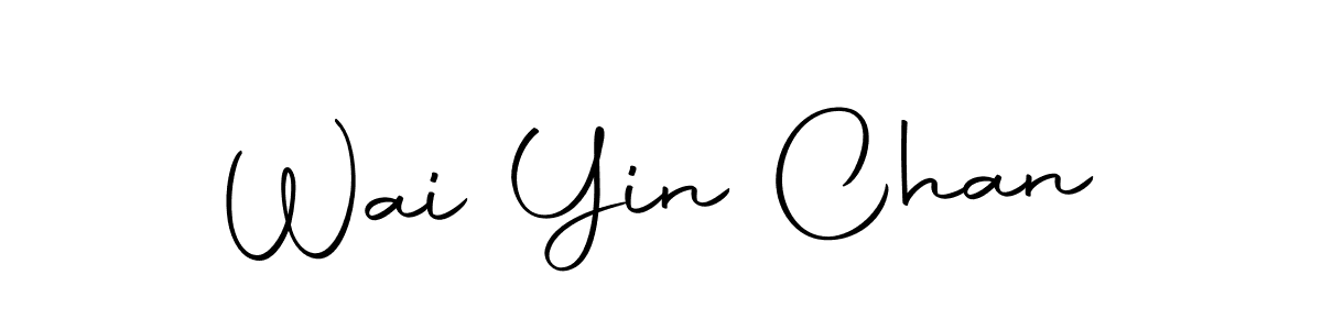 Make a short Wai Yin Chan signature style. Manage your documents anywhere anytime using Autography-DOLnW. Create and add eSignatures, submit forms, share and send files easily. Wai Yin Chan signature style 10 images and pictures png