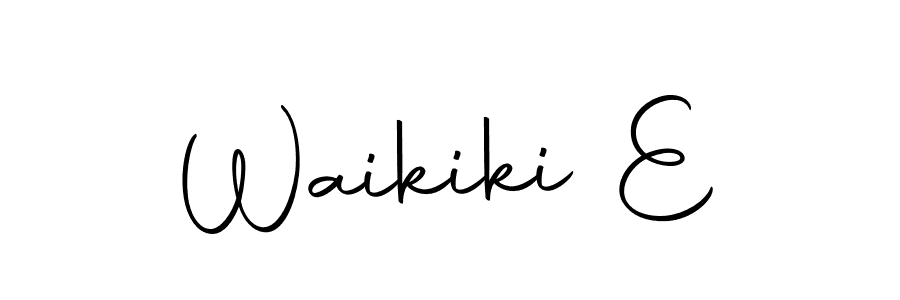 See photos of Waikiki E official signature by Spectra . Check more albums & portfolios. Read reviews & check more about Autography-DOLnW font. Waikiki E signature style 10 images and pictures png