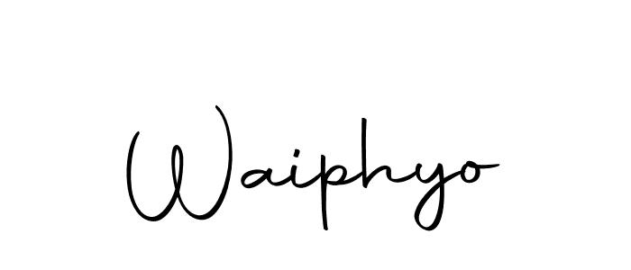 You can use this online signature creator to create a handwritten signature for the name Waiphyo. This is the best online autograph maker. Waiphyo signature style 10 images and pictures png