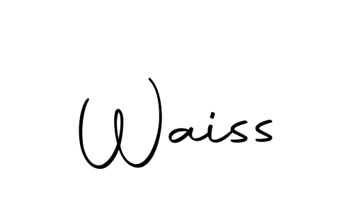 Make a beautiful signature design for name Waiss. Use this online signature maker to create a handwritten signature for free. Waiss signature style 10 images and pictures png