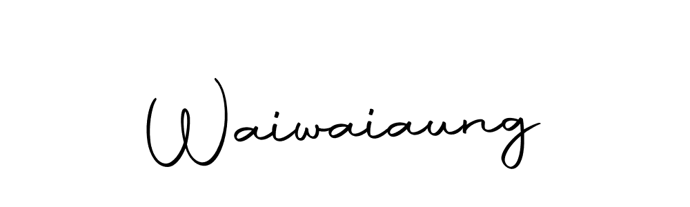 How to Draw Waiwaiaung signature style? Autography-DOLnW is a latest design signature styles for name Waiwaiaung. Waiwaiaung signature style 10 images and pictures png