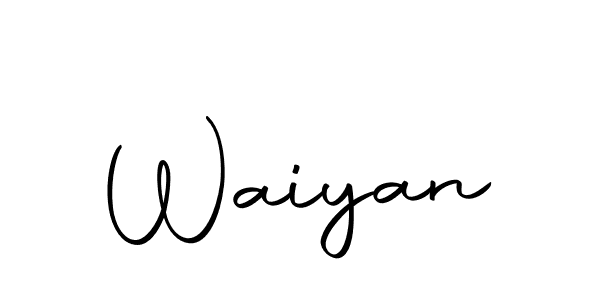 You can use this online signature creator to create a handwritten signature for the name Waiyan. This is the best online autograph maker. Waiyan signature style 10 images and pictures png