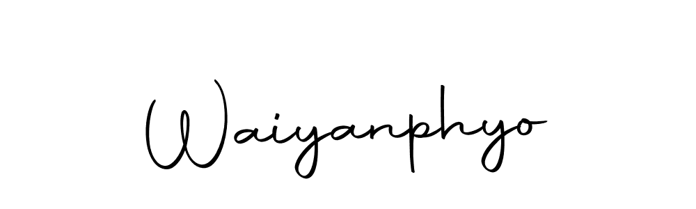 You should practise on your own different ways (Autography-DOLnW) to write your name (Waiyanphyo) in signature. don't let someone else do it for you. Waiyanphyo signature style 10 images and pictures png