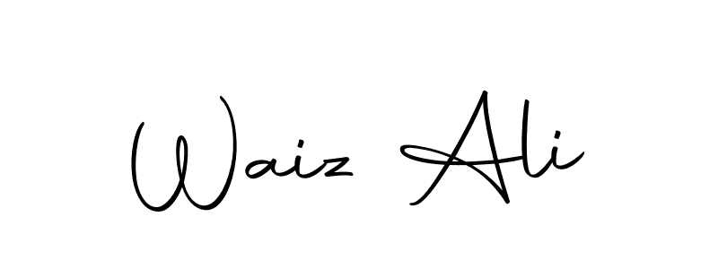 How to make Waiz Ali name signature. Use Autography-DOLnW style for creating short signs online. This is the latest handwritten sign. Waiz Ali signature style 10 images and pictures png