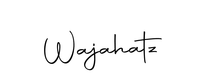 Create a beautiful signature design for name Wajahatz. With this signature (Autography-DOLnW) fonts, you can make a handwritten signature for free. Wajahatz signature style 10 images and pictures png