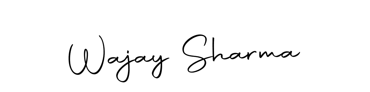 How to Draw Wajay Sharma signature style? Autography-DOLnW is a latest design signature styles for name Wajay Sharma. Wajay Sharma signature style 10 images and pictures png