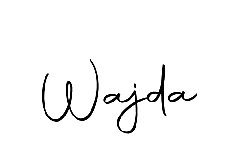 if you are searching for the best signature style for your name Wajda. so please give up your signature search. here we have designed multiple signature styles  using Autography-DOLnW. Wajda signature style 10 images and pictures png