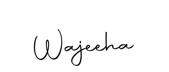 Here are the top 10 professional signature styles for the name Wajeeha. These are the best autograph styles you can use for your name. Wajeeha signature style 10 images and pictures png