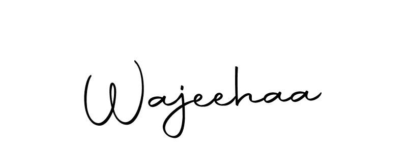 Wajeehaa stylish signature style. Best Handwritten Sign (Autography-DOLnW) for my name. Handwritten Signature Collection Ideas for my name Wajeehaa. Wajeehaa signature style 10 images and pictures png