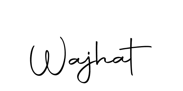 Wajhat stylish signature style. Best Handwritten Sign (Autography-DOLnW) for my name. Handwritten Signature Collection Ideas for my name Wajhat. Wajhat signature style 10 images and pictures png