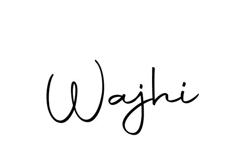 Wajhi stylish signature style. Best Handwritten Sign (Autography-DOLnW) for my name. Handwritten Signature Collection Ideas for my name Wajhi. Wajhi signature style 10 images and pictures png