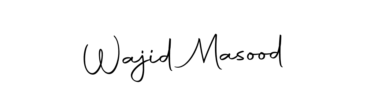 You should practise on your own different ways (Autography-DOLnW) to write your name (Wajid Masood) in signature. don't let someone else do it for you. Wajid Masood signature style 10 images and pictures png