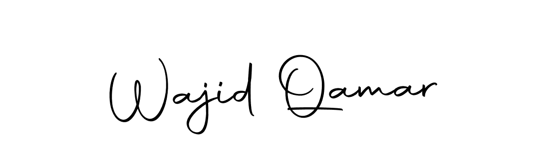 This is the best signature style for the Wajid Qamar name. Also you like these signature font (Autography-DOLnW). Mix name signature. Wajid Qamar signature style 10 images and pictures png