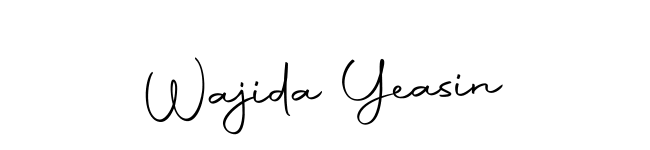 Wajida Yeasin stylish signature style. Best Handwritten Sign (Autography-DOLnW) for my name. Handwritten Signature Collection Ideas for my name Wajida Yeasin. Wajida Yeasin signature style 10 images and pictures png