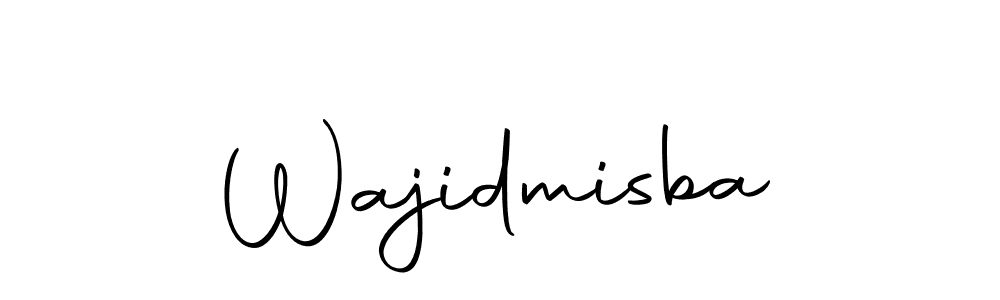 Wajidmisba stylish signature style. Best Handwritten Sign (Autography-DOLnW) for my name. Handwritten Signature Collection Ideas for my name Wajidmisba. Wajidmisba signature style 10 images and pictures png