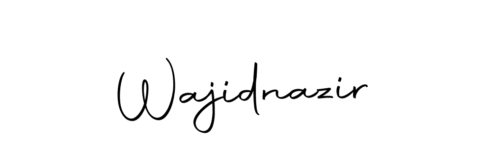 The best way (Autography-DOLnW) to make a short signature is to pick only two or three words in your name. The name Wajidnazir include a total of six letters. For converting this name. Wajidnazir signature style 10 images and pictures png