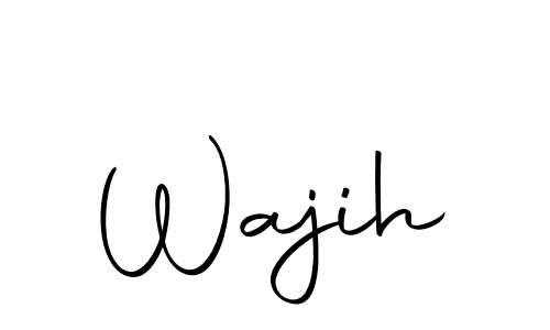 Also we have Wajih name is the best signature style. Create professional handwritten signature collection using Autography-DOLnW autograph style. Wajih signature style 10 images and pictures png