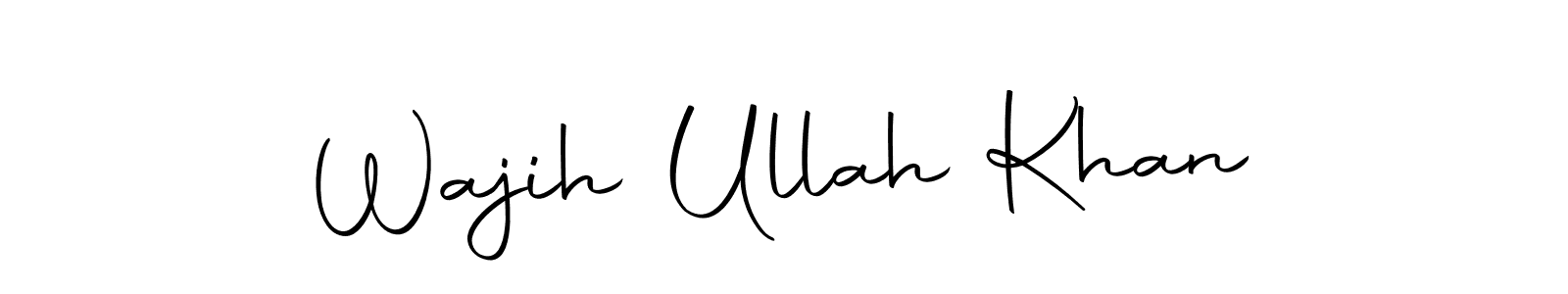 Autography-DOLnW is a professional signature style that is perfect for those who want to add a touch of class to their signature. It is also a great choice for those who want to make their signature more unique. Get Wajih Ullah Khan name to fancy signature for free. Wajih Ullah Khan signature style 10 images and pictures png