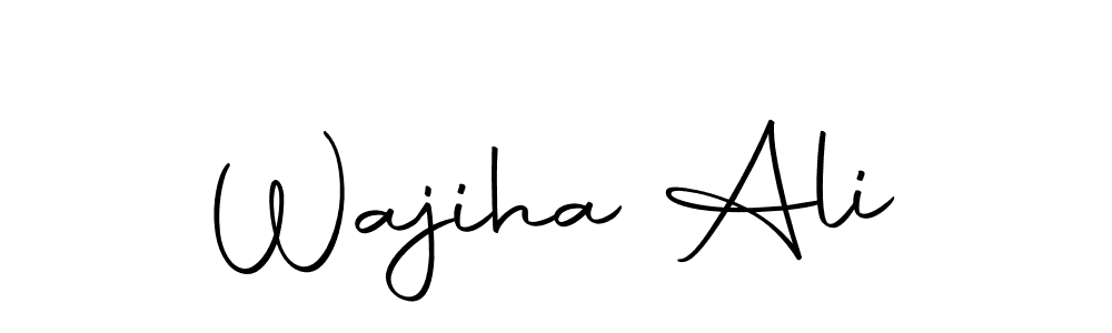 Wajiha Ali stylish signature style. Best Handwritten Sign (Autography-DOLnW) for my name. Handwritten Signature Collection Ideas for my name Wajiha Ali. Wajiha Ali signature style 10 images and pictures png