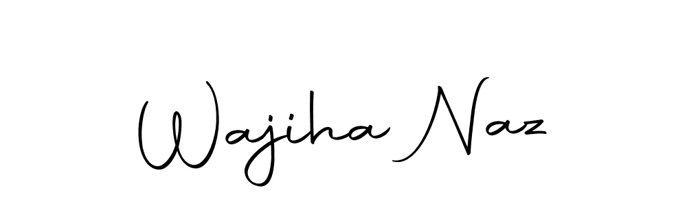 You can use this online signature creator to create a handwritten signature for the name Wajiha Naz. This is the best online autograph maker. Wajiha Naz signature style 10 images and pictures png