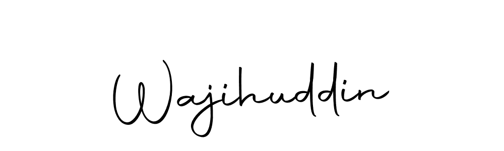 Wajihuddin stylish signature style. Best Handwritten Sign (Autography-DOLnW) for my name. Handwritten Signature Collection Ideas for my name Wajihuddin. Wajihuddin signature style 10 images and pictures png