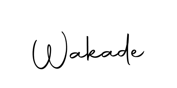 Here are the top 10 professional signature styles for the name Wakade. These are the best autograph styles you can use for your name. Wakade signature style 10 images and pictures png