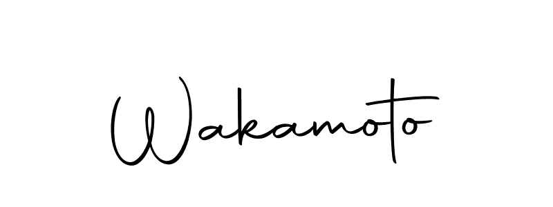 Create a beautiful signature design for name Wakamoto. With this signature (Autography-DOLnW) fonts, you can make a handwritten signature for free. Wakamoto signature style 10 images and pictures png