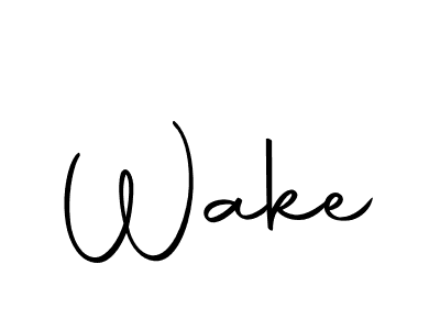 if you are searching for the best signature style for your name Wake. so please give up your signature search. here we have designed multiple signature styles  using Autography-DOLnW. Wake signature style 10 images and pictures png