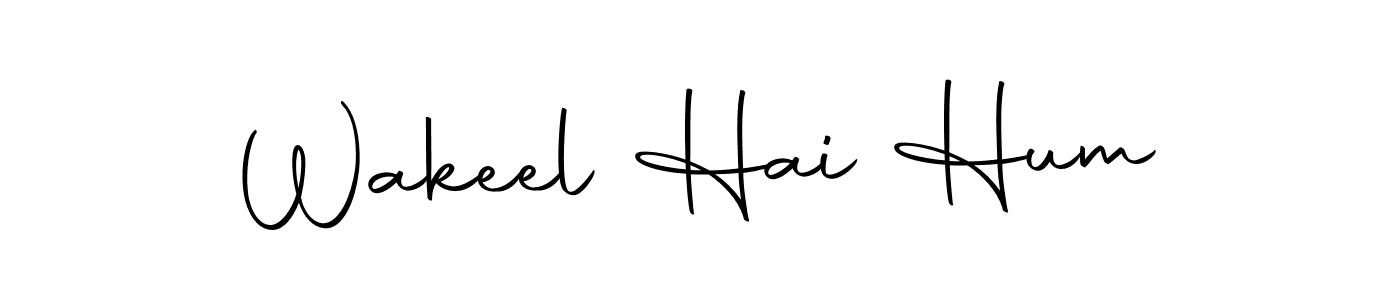 Also we have Wakeel Hai Hum name is the best signature style. Create professional handwritten signature collection using Autography-DOLnW autograph style. Wakeel Hai Hum signature style 10 images and pictures png