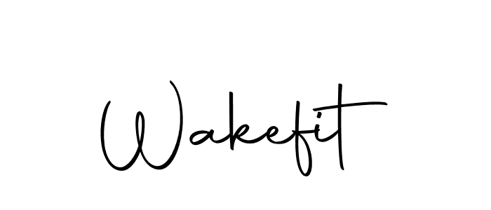 Make a beautiful signature design for name Wakefit. With this signature (Autography-DOLnW) style, you can create a handwritten signature for free. Wakefit signature style 10 images and pictures png