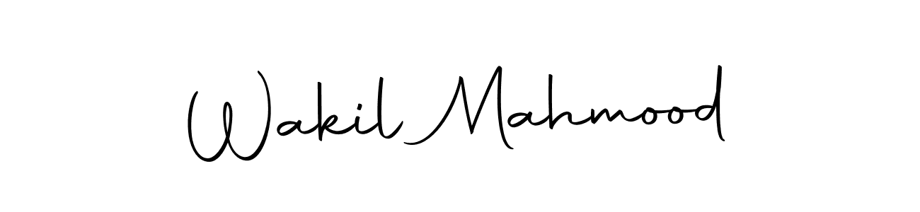 Design your own signature with our free online signature maker. With this signature software, you can create a handwritten (Autography-DOLnW) signature for name Wakil Mahmood. Wakil Mahmood signature style 10 images and pictures png