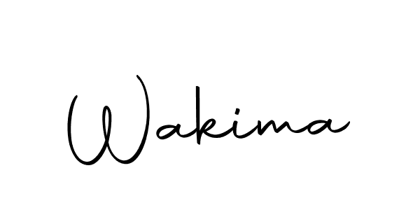 Create a beautiful signature design for name Wakima. With this signature (Autography-DOLnW) fonts, you can make a handwritten signature for free. Wakima signature style 10 images and pictures png