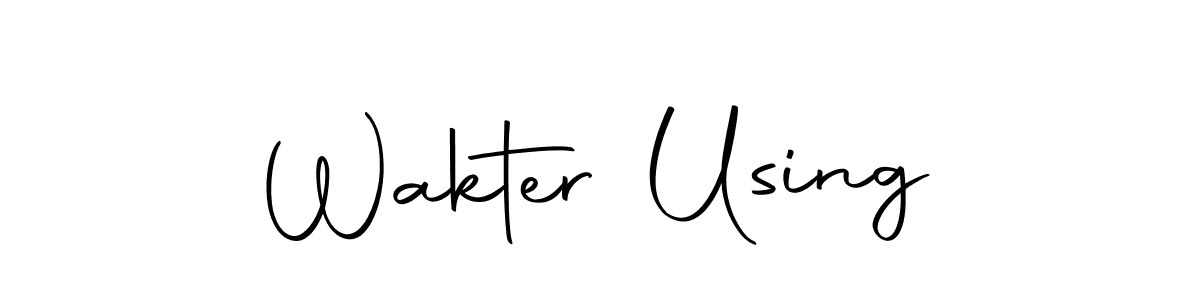 Similarly Autography-DOLnW is the best handwritten signature design. Signature creator online .You can use it as an online autograph creator for name Wakter Using. Wakter Using signature style 10 images and pictures png