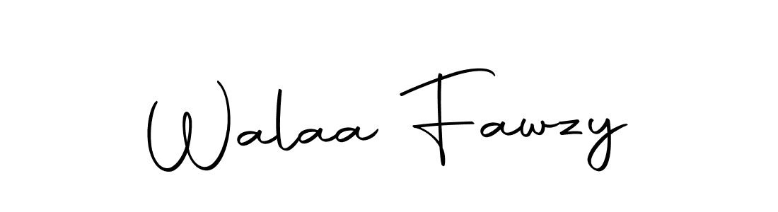 Walaa Fawzy stylish signature style. Best Handwritten Sign (Autography-DOLnW) for my name. Handwritten Signature Collection Ideas for my name Walaa Fawzy. Walaa Fawzy signature style 10 images and pictures png