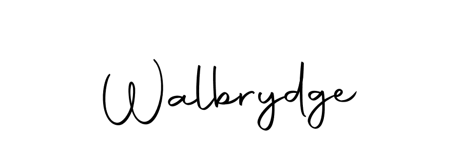 Design your own signature with our free online signature maker. With this signature software, you can create a handwritten (Autography-DOLnW) signature for name Walbrydge. Walbrydge signature style 10 images and pictures png