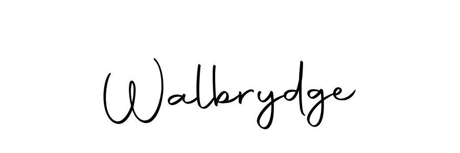 Design your own signature with our free online signature maker. With this signature software, you can create a handwritten (Autography-DOLnW) signature for name Walbrydge. Walbrydge signature style 10 images and pictures png