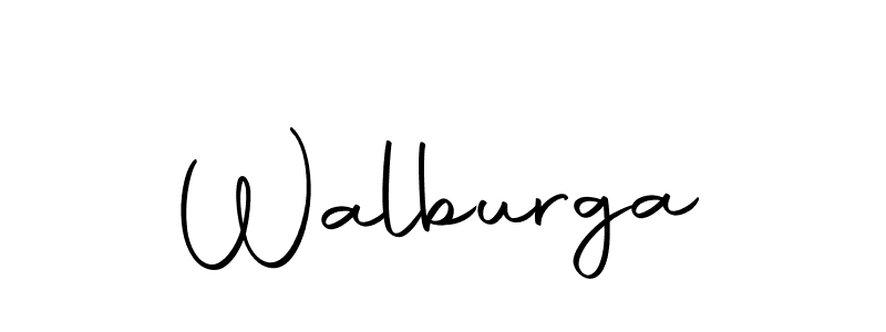 You should practise on your own different ways (Autography-DOLnW) to write your name (Walburga) in signature. don't let someone else do it for you. Walburga signature style 10 images and pictures png