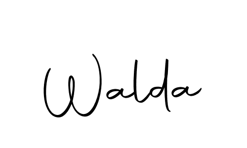 Make a beautiful signature design for name Walda. Use this online signature maker to create a handwritten signature for free. Walda signature style 10 images and pictures png