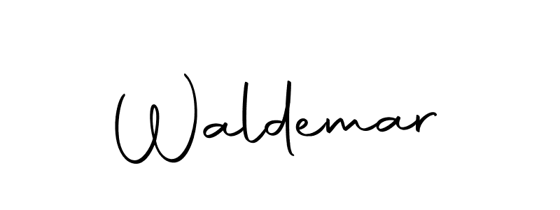 Design your own signature with our free online signature maker. With this signature software, you can create a handwritten (Autography-DOLnW) signature for name Waldemar. Waldemar signature style 10 images and pictures png