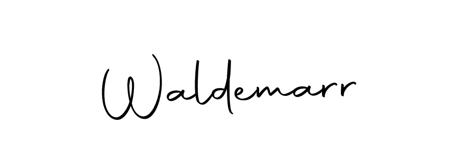 Create a beautiful signature design for name Waldemarr. With this signature (Autography-DOLnW) fonts, you can make a handwritten signature for free. Waldemarr signature style 10 images and pictures png