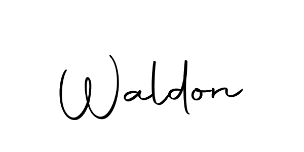 You should practise on your own different ways (Autography-DOLnW) to write your name (Waldon) in signature. don't let someone else do it for you. Waldon signature style 10 images and pictures png