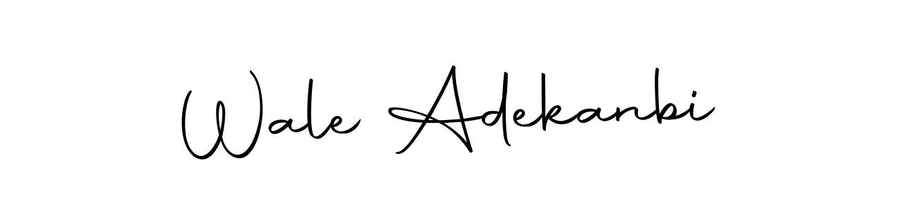 Design your own signature with our free online signature maker. With this signature software, you can create a handwritten (Autography-DOLnW) signature for name Wale Adekanbi. Wale Adekanbi signature style 10 images and pictures png