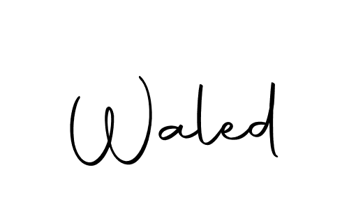 if you are searching for the best signature style for your name Waled. so please give up your signature search. here we have designed multiple signature styles  using Autography-DOLnW. Waled signature style 10 images and pictures png