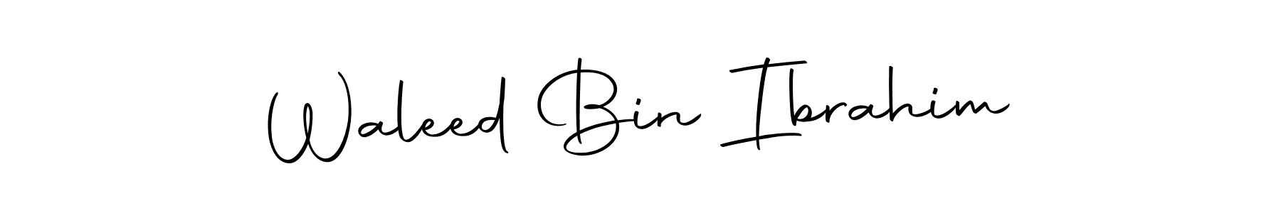 You can use this online signature creator to create a handwritten signature for the name Waleed Bin Ibrahim. This is the best online autograph maker. Waleed Bin Ibrahim signature style 10 images and pictures png