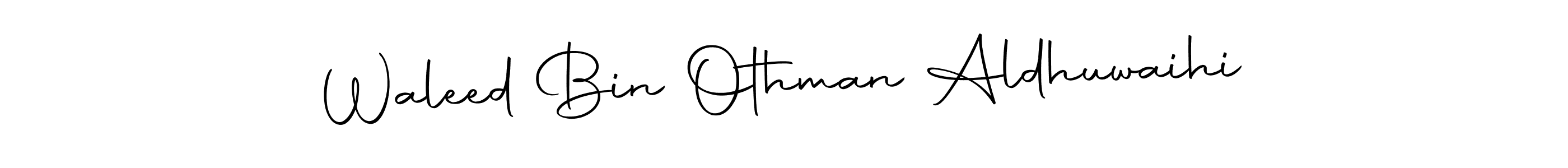 How to make Waleed Bin Othman Aldhuwaihi signature? Autography-DOLnW is a professional autograph style. Create handwritten signature for Waleed Bin Othman Aldhuwaihi name. Waleed Bin Othman Aldhuwaihi signature style 10 images and pictures png