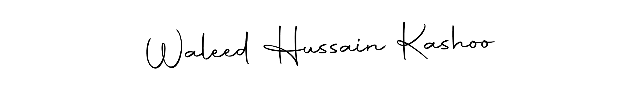 Make a beautiful signature design for name Waleed Hussain Kashoo. Use this online signature maker to create a handwritten signature for free. Waleed Hussain Kashoo signature style 10 images and pictures png