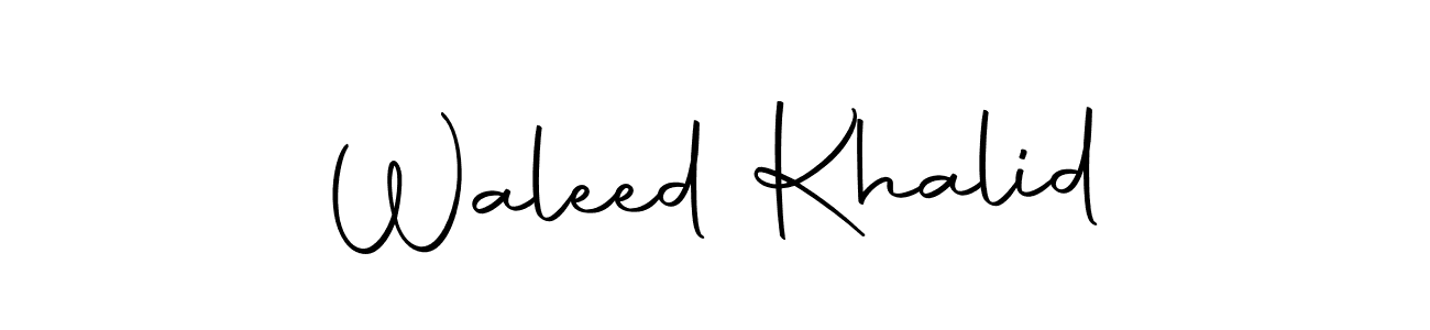 Also we have Waleed Khalid name is the best signature style. Create professional handwritten signature collection using Autography-DOLnW autograph style. Waleed Khalid signature style 10 images and pictures png