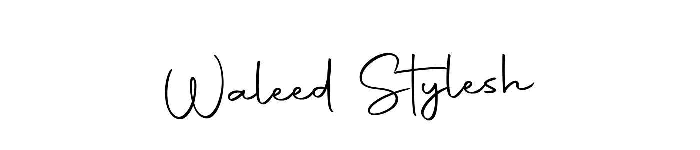 Use a signature maker to create a handwritten signature online. With this signature software, you can design (Autography-DOLnW) your own signature for name Waleed Stylesh. Waleed Stylesh signature style 10 images and pictures png