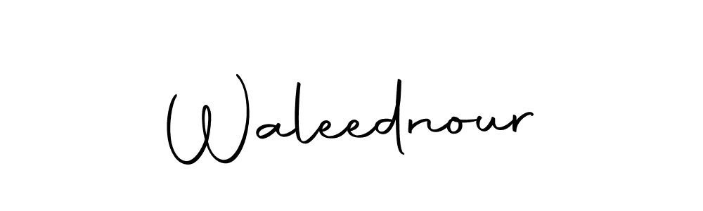 Create a beautiful signature design for name Waleednour. With this signature (Autography-DOLnW) fonts, you can make a handwritten signature for free. Waleednour signature style 10 images and pictures png