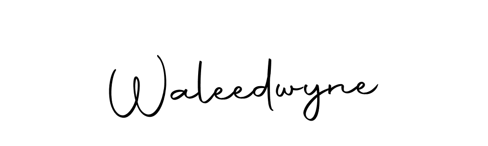 Make a beautiful signature design for name Waleedwyne. Use this online signature maker to create a handwritten signature for free. Waleedwyne signature style 10 images and pictures png